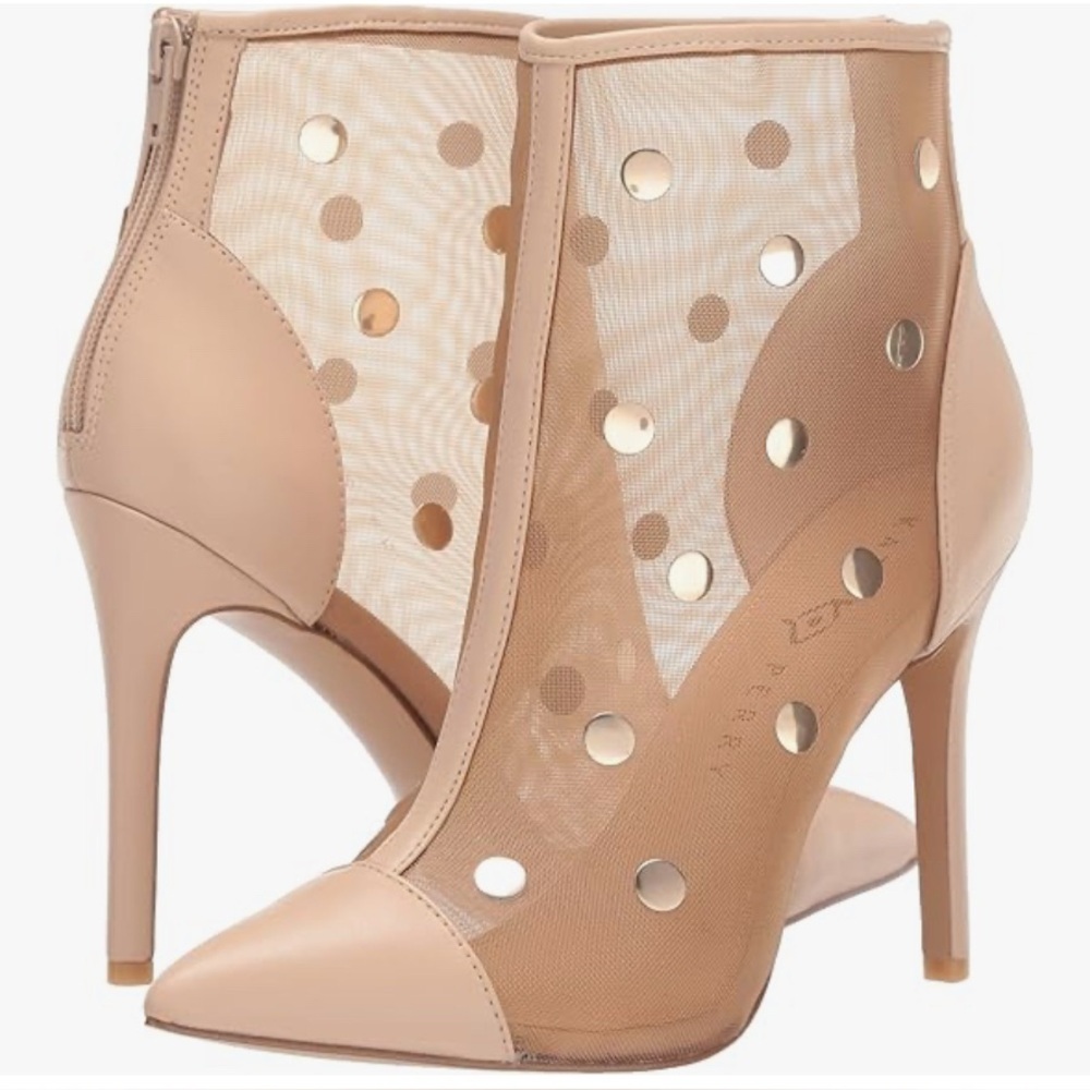 Katy Perry Jefree-Mesh Nude Heels Size 6.5 New in Box